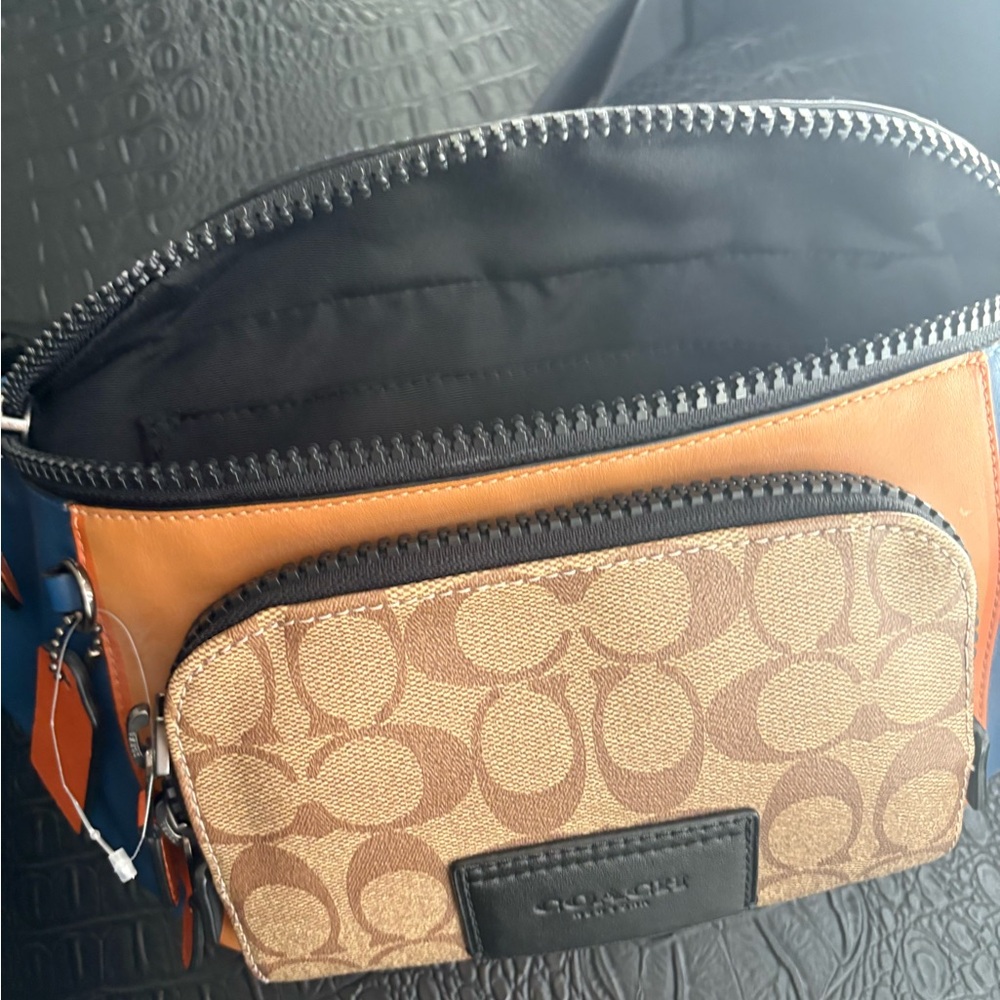 Coach Tan and Brown Men's Bag